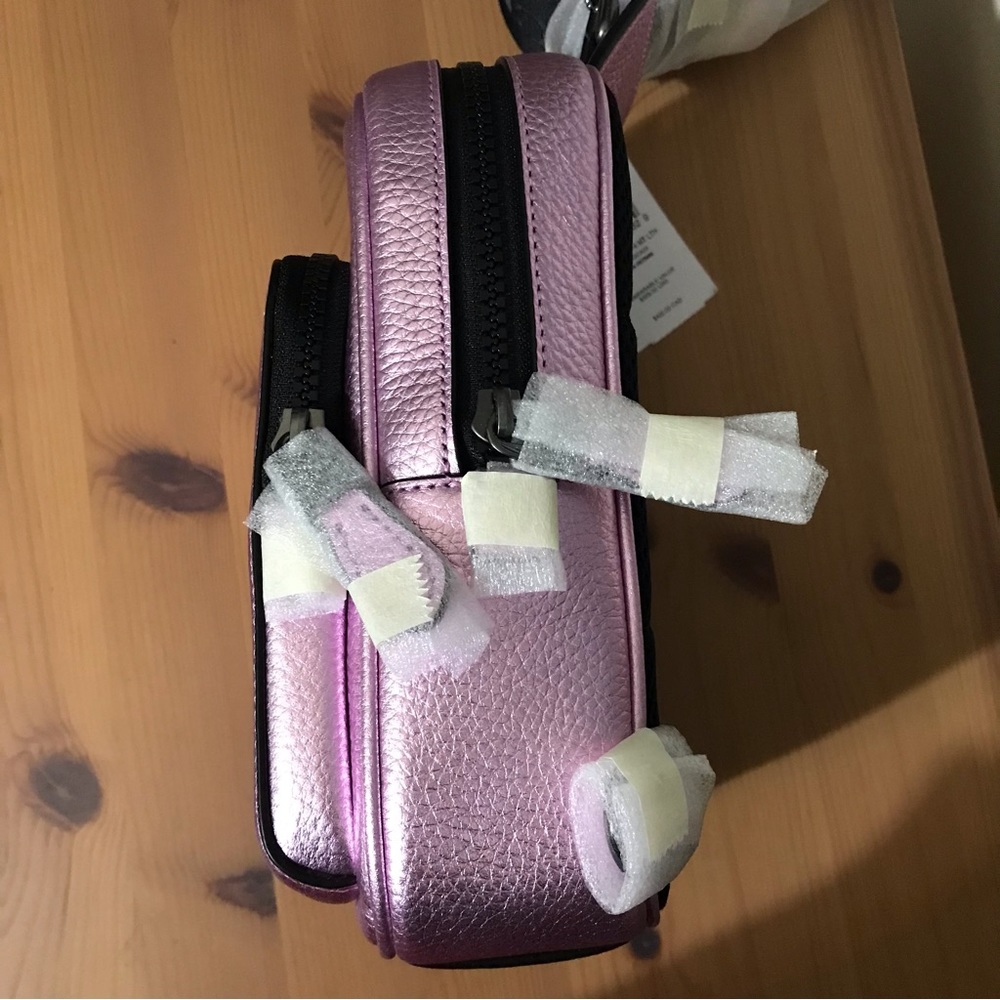 🥰 Coach Track Pack 14 In QB/Metallic Lilac - Picture 5 of 13